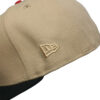 Anaheim Angels 20th Anniversary New Era 59Fifty Fitted Hat (Camel Black Gray Under Brim)
