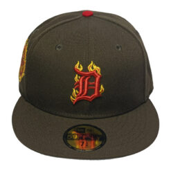 Detroit Tigers 1935 World Series New Era 59Fifty Fitted Hat (Walnut Gray Gray Under Brim)
