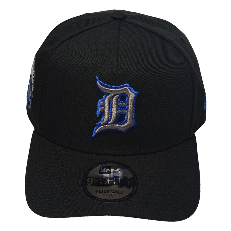 New Era Detroit Tigers Stadium Black Prime Edition 9Forty A Frame Snapback Hat 1