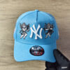 New Era New York Yankees World Series 1999 Cupid Sky Blue Edition 9Forty A Frame Snapback Hat