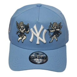 New Era New York Yankees World Series 1999 Cupid Sky Blue Edition 9Forty A Frame Snapback Hat