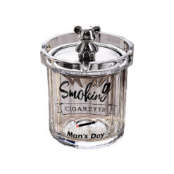 Premium Glass ashtray with lid modern design