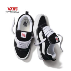 VANS KNU SKOOL - BLACK/TRUE WHITE รองเท้าผ้าใบ ชาย
