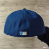New Era Project X Collection Los Angeles Dodgers Metalic Gold Angel Ocean Blue Two Tone Editon 59Fifty Fitted Hat