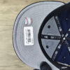 New Era Project X Collection Los Angeles Dodgers Metalic Gold Angel Ocean Blue Two Tone Editon 59Fifty Fitted Hat