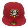 หมวก New Era Anaheim Ducks Glow In The Dark Inaugural Season Scarlet Red Editon 59Fifty Fitted Hat