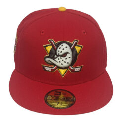 หมวก New Era Anaheim Ducks Glow In The Dark Inaugural Season Scarlet Red Editon 59Fifty Fitted Hat