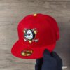 หมวก New Era Anaheim Ducks Glow In The Dark Inaugural Season Scarlet Red Editon 59Fifty Fitted Hat
