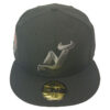 New Era New Jersey Devils 2003 Stanley Cup Black On Black Scarlet Red Visor Editon 59Fifty Fitted Hat