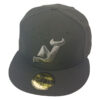 New Era New Jersey Devils 2003 Stanley Cup Black On Black Scarlet Red Visor Editon 59Fifty Fitted Hat