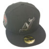 New Era New Jersey Devils 2003 Stanley Cup Black On Black Scarlet Red Visor Editon 59Fifty Fitted Hat