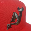 New Era New Jersey Devils 2003 Stanley Cup Scarlet Red On Black Editon 59Fifty Fitted Hat