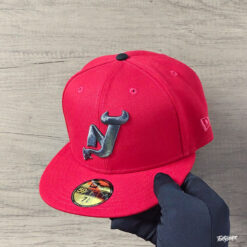 หมวก New Era New Jersey Devils 2003 Stanley Cup Scarlet Red On Black Editon 59Fifty Fitted Hat