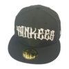 New Era New York Yankees World Series 1999 Metallic Script Black Edition 59Fifty Fitted Hat