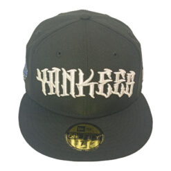 New Era New York Yankees World Series 1999 Metallic Script Black Edition 59Fifty Fitted Hat