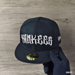 New Era New York Yankees World Series 1999 Metallic Script Black Edition 59Fifty Fitted Hat