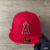 Los Angeles Angels 50th Anniversary Red Gray Brim 59Fifty New Era Fitted Hat
