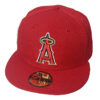 Los Angeles Angels 50th Anniversary Red Gray Brim 59Fifty New Era Fitted Hat 