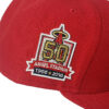 Los Angeles Angels 50th Anniversary Red Gray Brim 59Fifty New Era Fitted Hat 