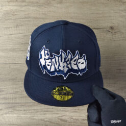 Navy Blue Graffiti New York Yankees Gray Bottom 1942 All Star Game Side Patch New Era 59Fifty Fitted