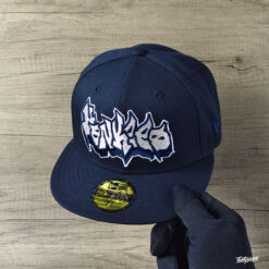 Navy Blue Graffiti New York Yankees Gray Bottom 1942 All Star Game Side Patch New Era 59Fifty Fitted
