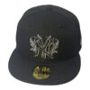 New York Yankees 1996 World Series iconic interlocking Fitted Hats Black