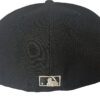 New York Yankees 1996 World Series iconic interlocking Fitted Hats Black