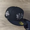 New York Yankees 1996 World Series iconic interlocking Fitted Hats Black