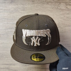 New York Yankees Metallica Supercharged 25th Anniversary Brown Logo 59Fifty Fitted Hats