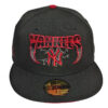 New York Yankees Metallica Supercharged 25th Anniversary Subway Series Black Red Logo 59Fifty Fitted Hats