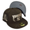 New Era 59Fifty New York Yankees New Era New York Yankees Metallica Supercharged 25th Anniversary Subway Series Brown Edition