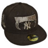New Era 59Fifty New York Yankees New Era New York Yankees Metallica Supercharged 25th Anniversary Subway Series Brown Edition
