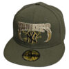 New Era 59Fifty New York Yankees New Era New York Yankees Metallica Supercharged 25th Anniversary Subway Series Olive Green Edition